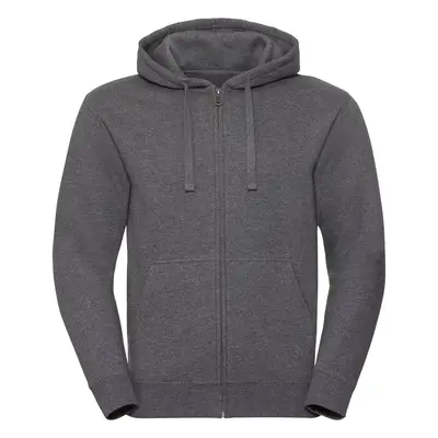 Men's Authentic Melange Zipped Hooded Sweat Russell