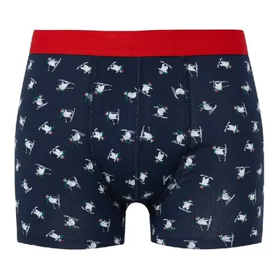 DEFACTO Men's Christmas Themed Boxer