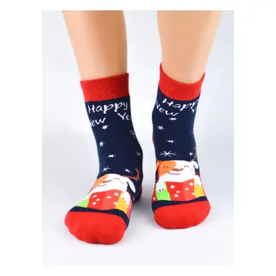 NOVITI Unisex's Socks SF012-U-01 Navy Blue