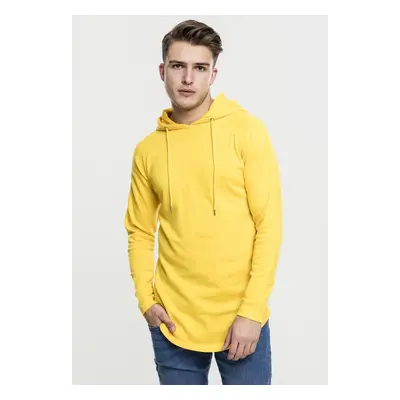 Long Shaped Terry Hoody chrome yellow