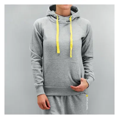 Graffiti Ladies Hoody Grey Melange/Blazing Yellow