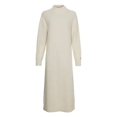 Tommy Hilfiger Dress - ALPACA BLEND LONG MO beige