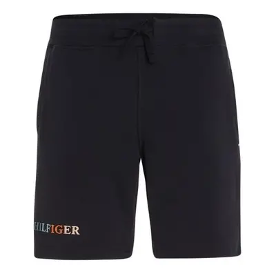 Tommy Hilfiger Shorts - CONTRAST STITCH SWEATSHORT blue