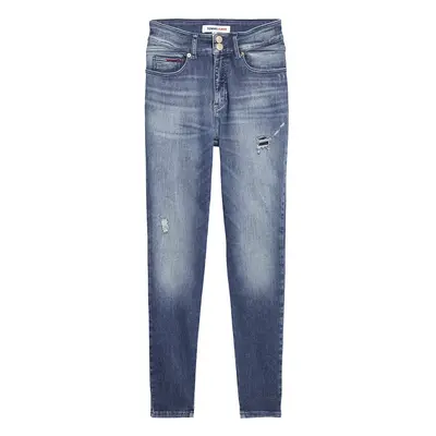 Tommy Jeans Jeans - SHAPE HR SKNY AE333 MEBDYSS blue