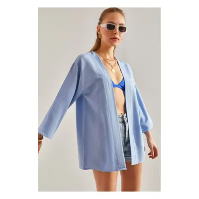 Bianco Lucci Women's Basic Kimono