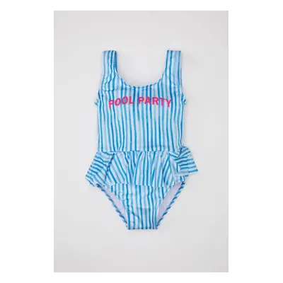 DEFACTO Baby Girl Patterned Swimsuit