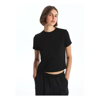 LC Waikiki LCW Crew Neck Plain Short Sleeve Women's T-Shirt