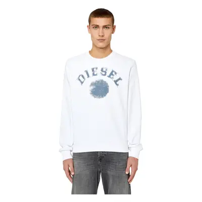 Diesel Sweatshirt - S-GINN-K30 SWEAT-SHIRT white