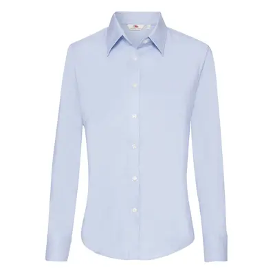 FRUIT OF THE LOOM F15•LADIES LONG SLEEVE OXFORD SHIRT