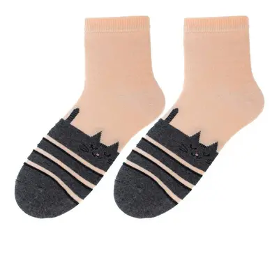 Socks Bratex D-001 Classic Women's Pets salmon