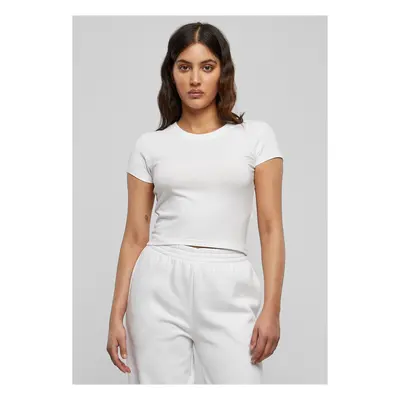 Dámský strečový dres Cropped Tee bílé