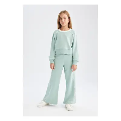 DEFACTO Girl Sweatshirt Tracksuit Bottom 2-Piece Set