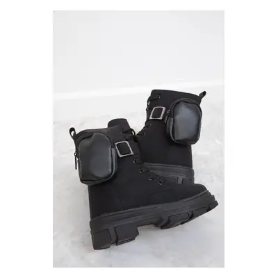 Soho Black Matte Kids Boots & Booties