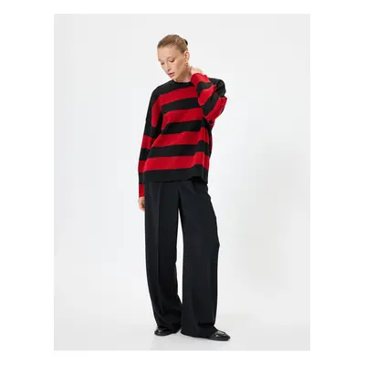 Koton Oversize Knitwear Sweater Crew Neck Long Sleeve