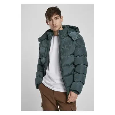 Bunda kapucí Puffer Jacket bottlegreen