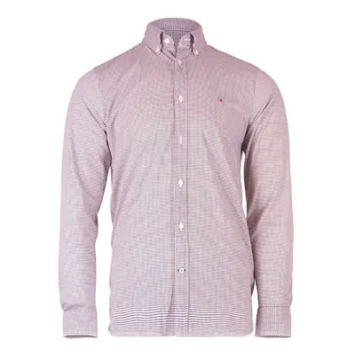 Tommy Hilfiger Shirt - SLIM FLEX WEAVE SHIRT burgundy