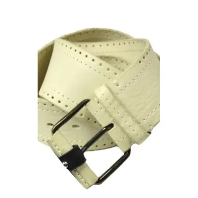 Tommy Hilfiger Belt - kansas perforate white