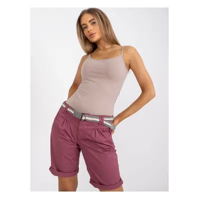 Shorts-D63990Z63080Z-dark pink