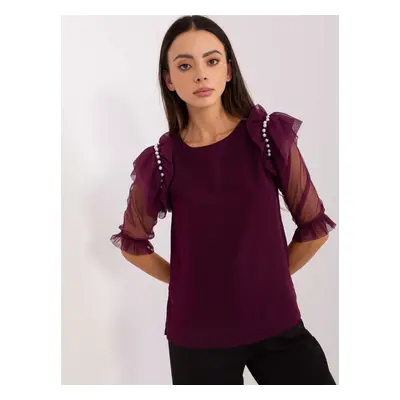 Blouse-LK-BZ-506682.26P-dark purple