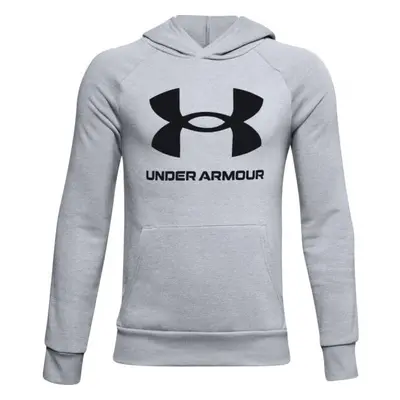 Chlapecká mikina Under Armour Rival Fleece Hoodie light grey