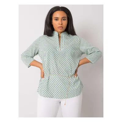 Blouse-LK-BZ-506162.97-white-green