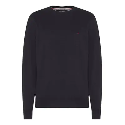 Sweater - Tommy Hilfiger PIMA COTTON CASHMERE CREW NECK black