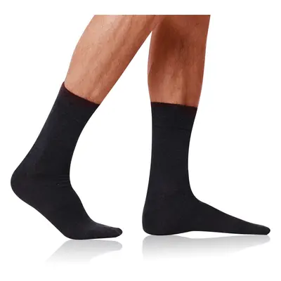 Tmavě šedé pánské ponožky Bellinda COTTON MAXX MEN SOCKS