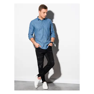 Ombre Clothing Men's shirt with long sleeves