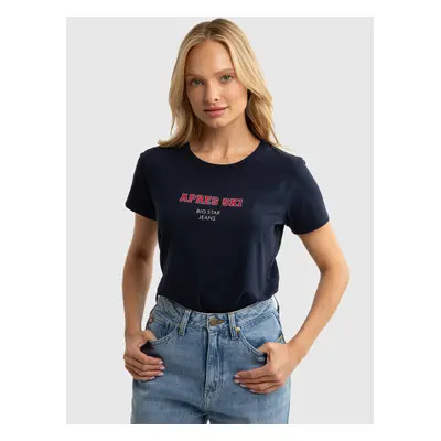 Big Star Woman's T-shirt 403 Navy Blue