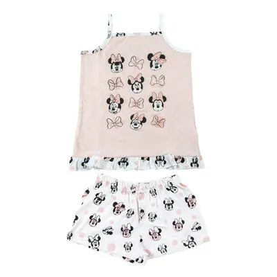 SHORT PAJAMAS SUSPENDERS SINGLE JERSEY MINNIE