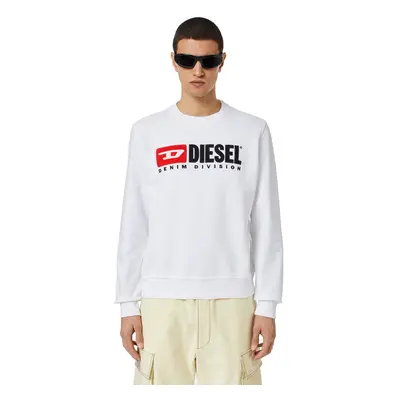 Diesel Sweatshirt - S-GINN-DIV SWEAT-SHIRT white