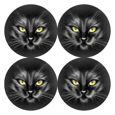 Bertoni Home Unisex's Round Table Pads Set Nero