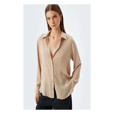 Koton Beige Women's Shirt