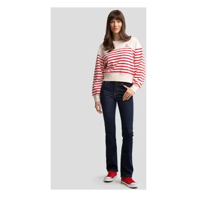 Big Star Woman's Striped Sweatshirt 103