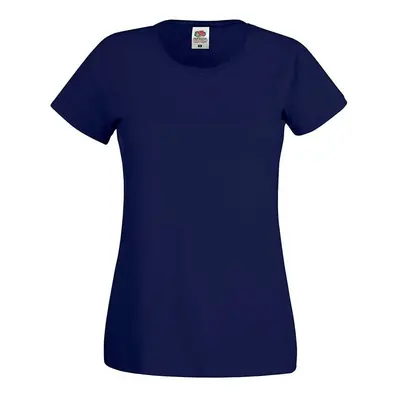 Navy Women's T-shirt Lady fit Original Fruit of the Loom