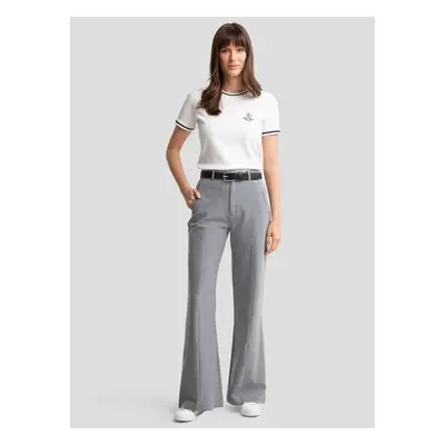 Big Star Woman's Wide Trousers Non Denim 902