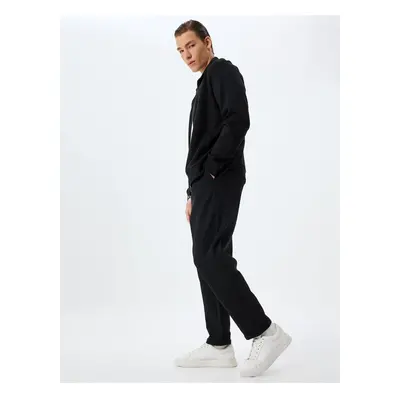 Koton Sweatpants with Waist Tie and Pocket Detail, Cotton Blend