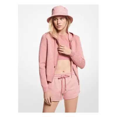 Michael Kors Sweatshirt - ECO MGA MK DT ZIP HOODIE pink