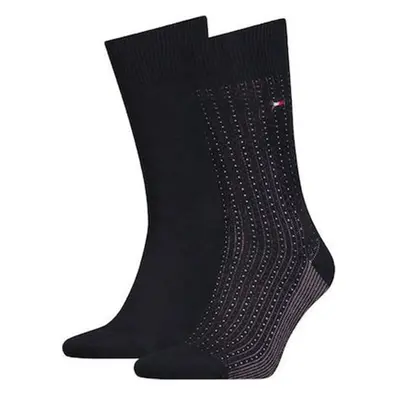 Tommy Hilfiger Socks - TH MEN SOCK 2P BIRDEYE JACQUARD black