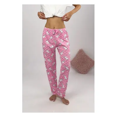 80156 Dewberry Women Pyjama Bottom-PINK