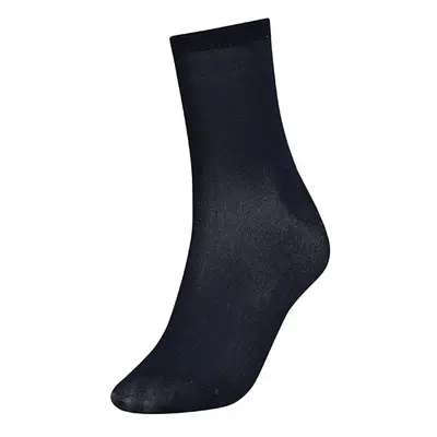 Tommy Hilfiger Socks - TH WOMEN SOCK 1P HEEL STRIPE black