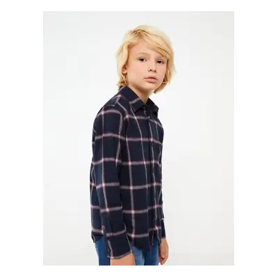 LC Waikiki Plaid Long Sleeve Boy's Shirt