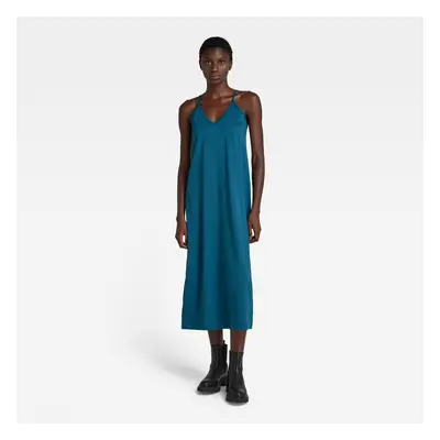 G-STAR Dress - Slip dress loose blue