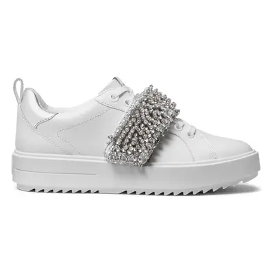 Michael Kors Sneakers - CUP SOLE EMMETT STRAP LACE UP white