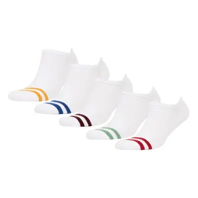 DEFACTO Men's 5-Pack Cotton Sneaker Socks