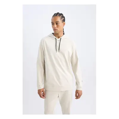 DeFactoFit Standard Fit Hooded Sports Sweatshirt