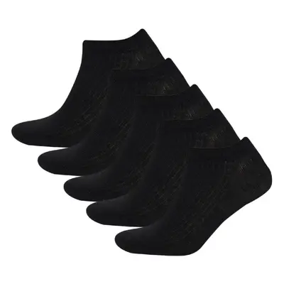 DEFACTO Men's 5-Pack Cotton Ankle Socks