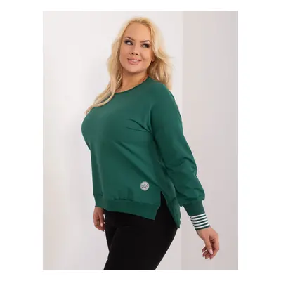 Blouse-RV-BZ-9145.02-dark green