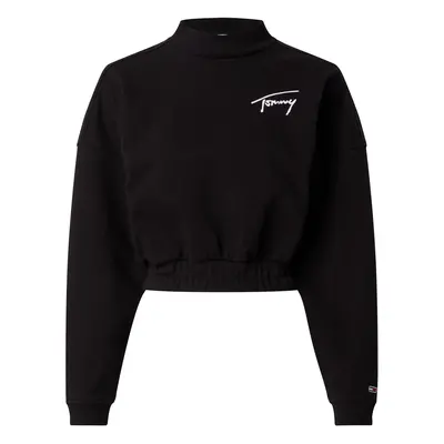 Tommy Jeans Sweatshirt - TJW BXY CROP SIGNATU black