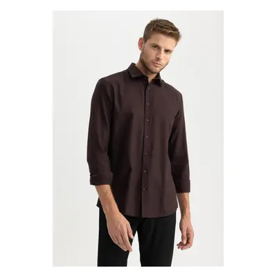 DEFACTO Modern Fit Flannel Long Sleeve Shirt